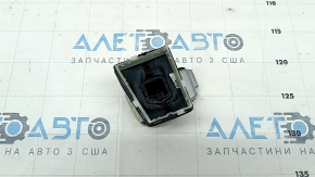 Ручка КПП Audi A4 B9 17-25 с верхней накладкой, кожа, черная, царапины