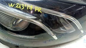Фара передняя правая Mercedes W213 E 17-19 LED, без блока, сломан корпус, сломано крепление