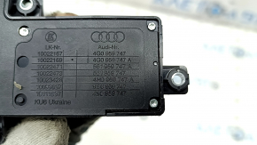 Управление водительским сидением Audi A4 B9 17-25 с черными кнопками