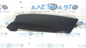Боковушка 2-го ряда сидений левая Audi A4 B9 17-19 кожа черная, вмятина