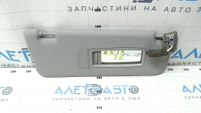 Козырек правый BMW X3 F25 11-17 серый, без крючка, надломана заглушка крепления