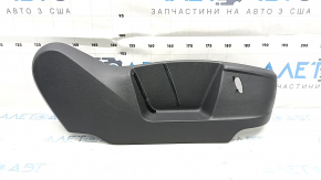 Накладка пасажирського сидіння збоку права VW Tiguan 09-17 чорна, під електро+механічне, подряпини