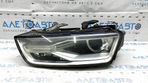 Фара передня ліва в зборі Audi Q3 8U 16-18 ксенон, під полірування, жовта дрл смуга