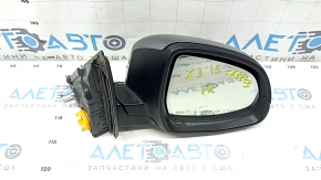 Дзеркало бічне праве у зборі BMW X3 F25 15-16 5 пінів, поворотник, автопотімнення, підігрів, графіт, надламаний корпус, тріщина