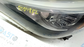 Фара передняя левая в сборе Infiniti Q50 18-24 без AFS с нижним креплением, LED, песок