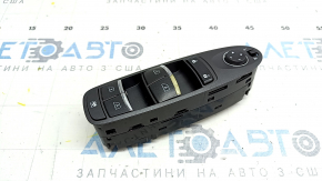 Управління склопідйомником переднім лівим Infiniti Q50 14-20 графіт з хром, 4 auto, поліз хром