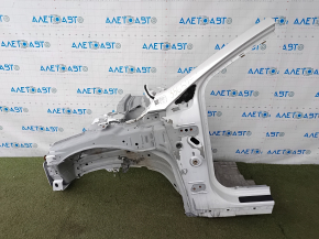 Четверть передняя левая Ford Fusion mk5 13-20 отпилена, белая, тычки
