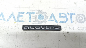 Эмблема надпись QUATTRO двери багажника Audi Q3 8U 15-18 тип 2