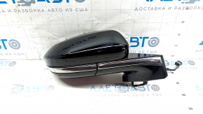 Зеркало боковое правое в сборе Chevrolet Bolt 17-21 5 пинов, черное с хром молдингом