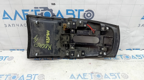 Накладка шифтера КПП Nissan Rogue 14-18 черная, царапины, без шторки