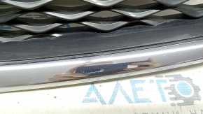 Решетка радиатора grill Infiniti Q50 18-20 со значком, песок