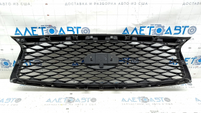 Решетка радиатора grill Infiniti Q50 18-20 со значком, песок