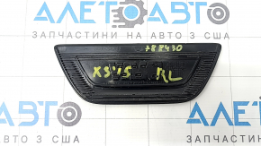 Накладка порога зовнішня ззаду ліва BMW X3 F25 11-17 чорна, подряпини