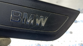 Накладка порога зовнішня ззаду ліва BMW X3 F25 11-17 чорна, подряпини