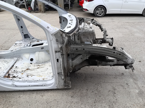 Чверть передня права Audi Q7 4L 10-15 на кузові, біла