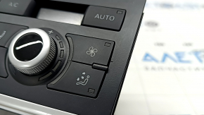 Управление климат-контролем Audi Q7 4L 10-15 с подогревом сидений, царапины, вздулось покрытие