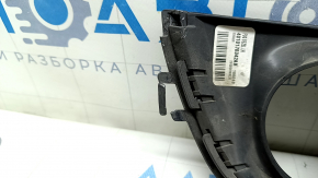 Решетка бампера левая Jeep Compass 17-21 с молдингом структура под птф, сломано крепление