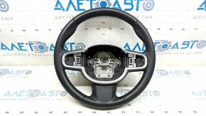 Руль голый Volvo XC90 16-26 кожа черная, без подогрева и лепестков, тычки