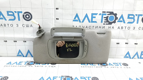 Козырек левый Lexus RX300 RX330 RX350 RX400h 04-09 серый, без крючка, под чистку