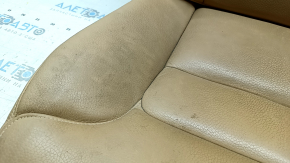 Обшивка водительского сиденья Volvo XC90 16-22 кожа, бежевая, подогрев, под чистку