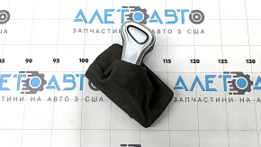 Ручка АКПП Audi Q5 8R 09-17 кожа коричневая, царапины