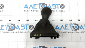 Ручка АКПП Audi Q5 8R 09-17 кожа коричневая, царапины