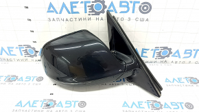 Дзеркало бічне праве у зборі Audi Q5 8R 09-17 15 + 2 пінів, BSM, автоскладання, автозатемнення, поворотник, підігрів, підсвічування, чорне, подряпини