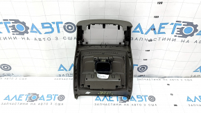 Накладка центральной консоли задняя Audi Q5 8R 09-17 в сборе, царапины, надломаны крепления