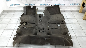 Покриття підлоги Audi Q5 8R 09-17 коричневе, з підставкою під ногу, під чищення, надрізане