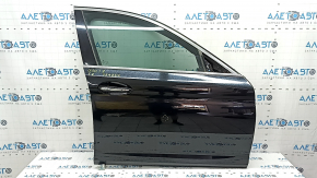 Двері в зборі передня права BMW 5 G30 17-23 keyless, чорний 668, подряпини на молдингу, тичка