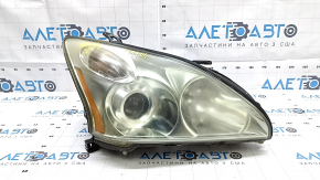 Фара передня права в зборі Lexus RX300 RX330 RX350 RX400h 04-09 ксенон AFS, світла, пісок, павутинка