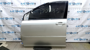 Дверь в сборе передняя левая Lexus RX300 RX330 RX350 RX400h 04-09 серебро 1C0
