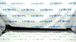 Порог левый Hyundai Sonata 11-15 hybrid, белый, с брызговиком, царапины