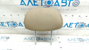Підголовник задній правий Hyundai Sonata 11-15 шкіра, бежевий, під хімчистку, тріщини