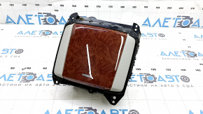 Подстаканники центральной консоли Lexus RX300 RX330 RX350 RX400h 04-08 серый, накладка под дерево, без консоли, под чистку