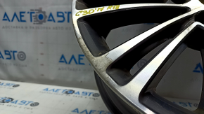Диск колесный R18 8J ET:30 BMW 5 G30 17-23 серый, бордюрка, полез лак