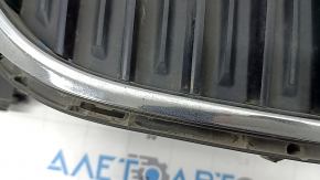 Решетка радиатора grill в сборе BMW 5 G30 17-23 с жалюзи дефлектором радиатора, хром, песок