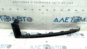 Вія переднього бампера права Honda Accord 18-20 під фарою, чорний глянець, подряпини