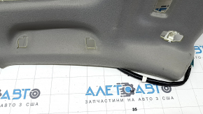 Обшивка потолка Toyota Camry v40 10-11 серая, под люк, залом, под чистку, обрезана проводка, отклеилась ткань