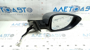 Зеркало боковое правое в сборе Honda Accord 18-22 12 пинов BSM, подогрев, поворотник, серебро