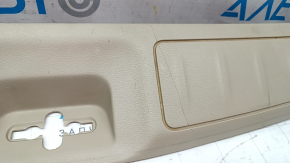 Накладка проема багажника Nissan Pathfinder 13-19 беж, царап