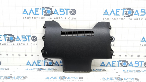 Накладка пола задняя центральная Toyota Prius 50 Prime 17-19 черная, потерта