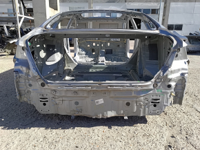 Задня панель Honda Accord 18-22 на кузові, срібло, зам'ята
