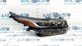 Фара передня права в зборі Toyota Prius 50 Prime 17-19 LED з ущільнювачем та верхнім кріпленням, пісок