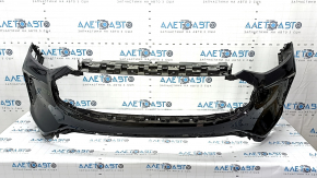 Бампер передний голый Ford Escape MK4 23-26 без парктроников и автопарковки, черный, вмятина, царапины