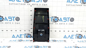 Накладка центральной консоли задняя Toyota Prius 50 Prime 17-18 черная, царапина