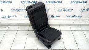 Заднее сидение правое Ford Escape MK4 23-26 без airbag, комбинированное кожа+ткань, черное с красной строчкой, ржавые салазки, примято