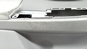 Обшивка двери карточка передняя левая Toyota Prius V 12-16 серая, подлокотник велюр серый, с ручкой, царапины, под химчистку
