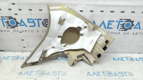 Накладка задней стойки за форточкой правая Audi Q5 80A 18-25 бежевая, под динамик, царапина
