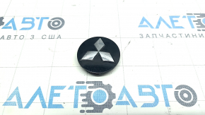 Центральний ковпачок на диск Mitsubishi Outlander 22-26 60/53мм чорний з хромом